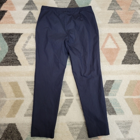 Theory Thaniel Approach Pants Navy Blue Size 8 Pullon - Picture 7 of 8